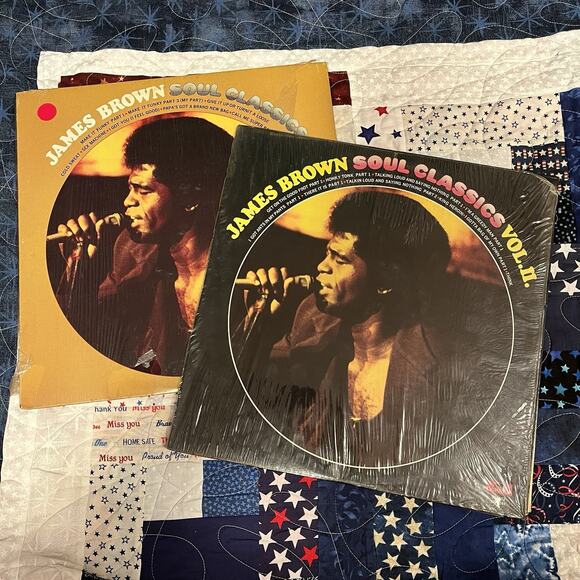 James Brown Soul Classics Vol 1 + Vol 2 Vinyl Record LP Lot VG+ Soul Funk Shrink - Picture 1 of 11